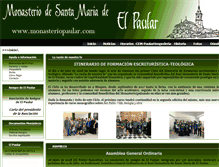 Tablet Screenshot of monasteriopaular.com